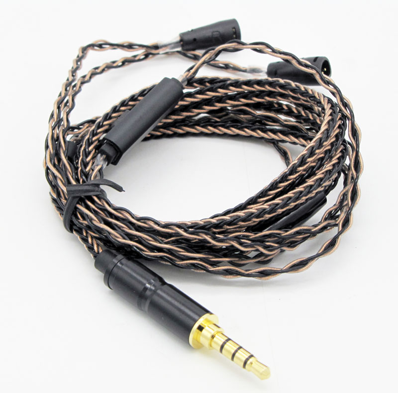 IE80 IE80 IE8 IE80S Fever upgrade copper silver mixed up 8-strand upgrade line with wheat upgrade line