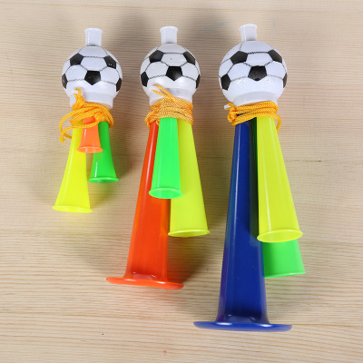 Games cheerleading football team Wee football Trumpet Entrance Props Activities School Games three-section telescopic trumpeter whistles