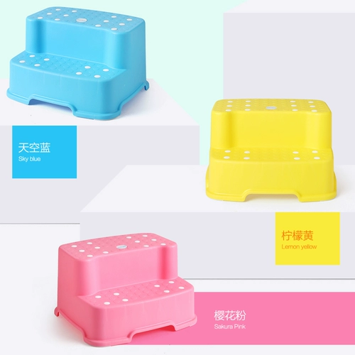 Детская гигиеническая двухэтажная нескользящая стремянка