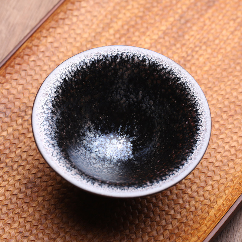 大日本邦山製 染付 青華 貴人台 天目台 盃台 杯台 茶道具 酒器 茶碗