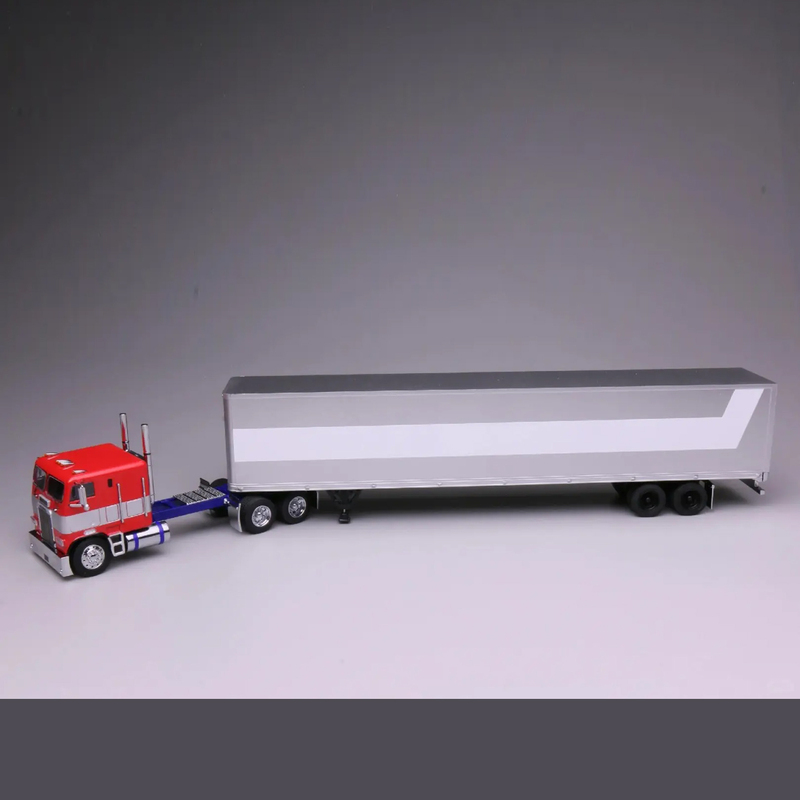 596 1:64 Optimus Prime Freightliner G1 Flatbed Semi-Trailer Truck Transformers Tractor Truck Model Collection 596 1:64 Optimus Prime Freightliner G1 Flatbed Semi-Trailer Truck Transformers Tractor Truck Model Collection