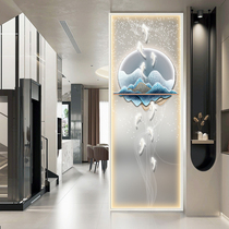 Entrance modern entrance hall art living room blocking tempered glass simple partition frosted bathroom wall bedroom screen
