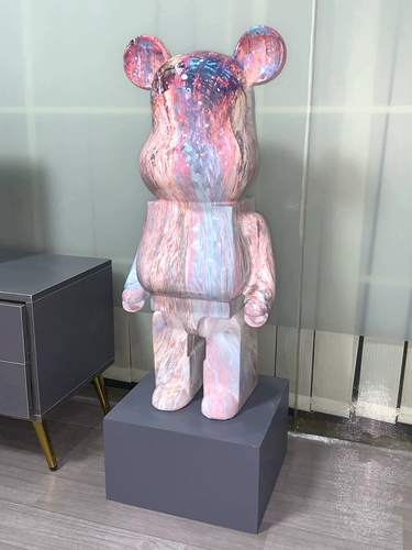 网红卡通暴力熊存钱罐现代简约家居装饰电视柜客厅落地创意大摆件