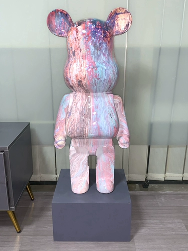 网红卡通暴力熊存钱罐现代简约家居装饰电视柜客厅落地创意大摆件