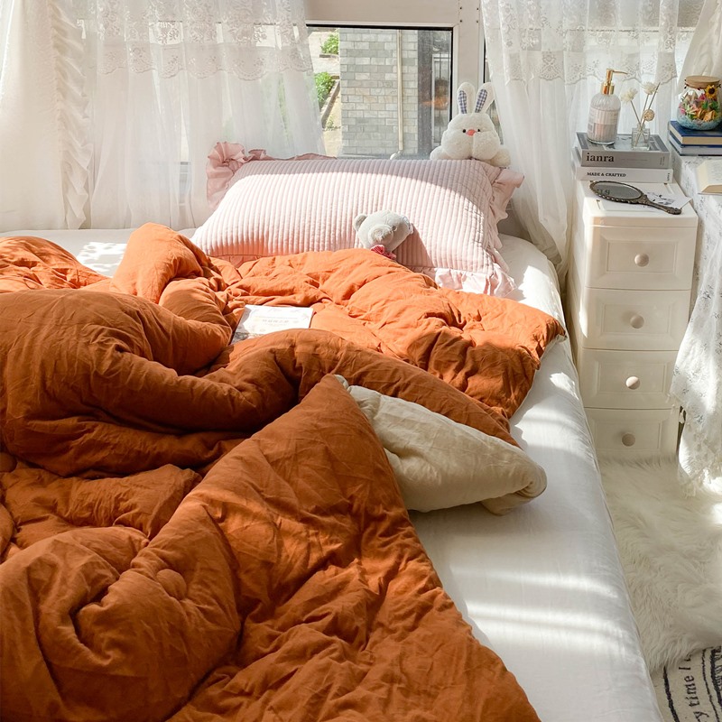 Baijialovers Quilt Full Cotton Knit Cotton Quilt Core Pure Cotton Fluffy Autumn Winter Thickened Warm Winter Quilt Cured Caramel Color