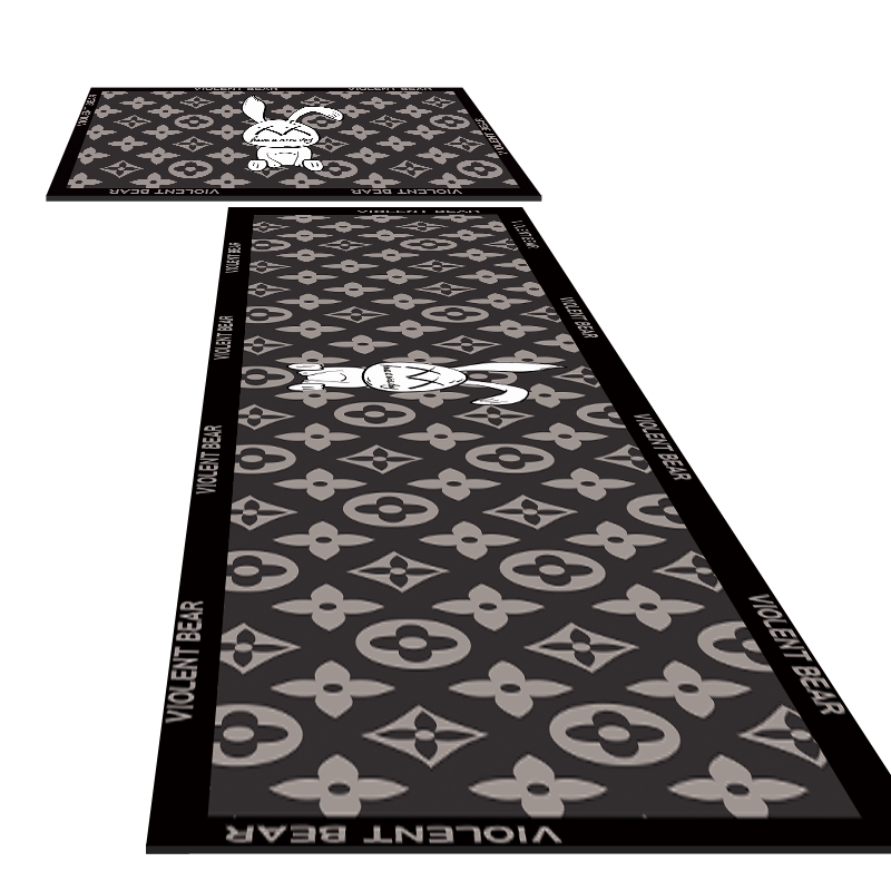 Diatom mud anti-slip, anti-oil and water-absorbent floor mat