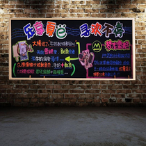 Custom restaurant hanging size blackboard coffee shop with billboard menu price display board commercial price list