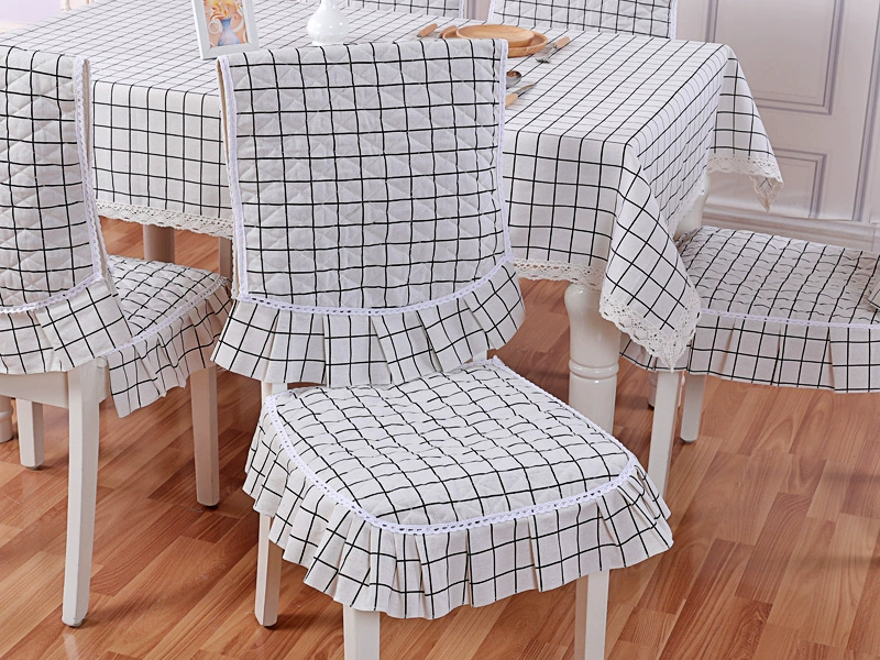 Bàn cà phê hiện đại đơn giản khăn trải bàn bằng vải cotton và vải lanh nhỏ tươi bàn vải ghế đệm ghế bọc ghế