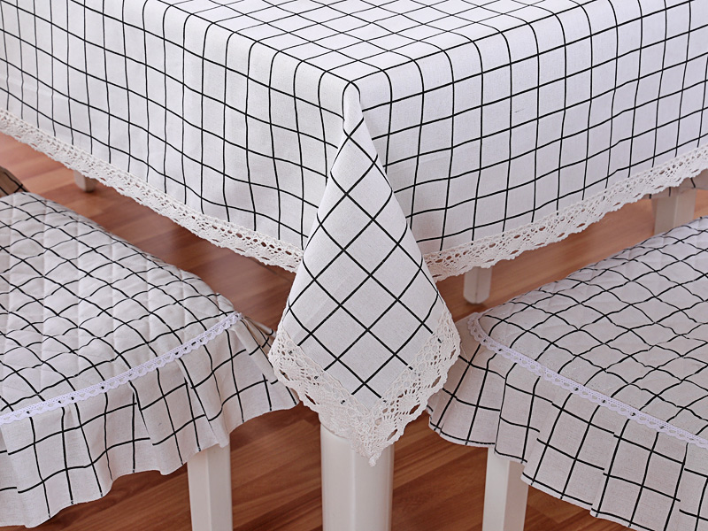 Bàn cà phê hiện đại đơn giản khăn trải bàn bằng vải cotton và vải lanh nhỏ tươi bàn vải ghế đệm ghế bọc ghế khăn trải bàn tiệc