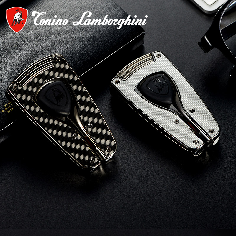 Lamborghini lighter direct wind - proof blue flame TTR003 high - grade cigarette lighter business gift men