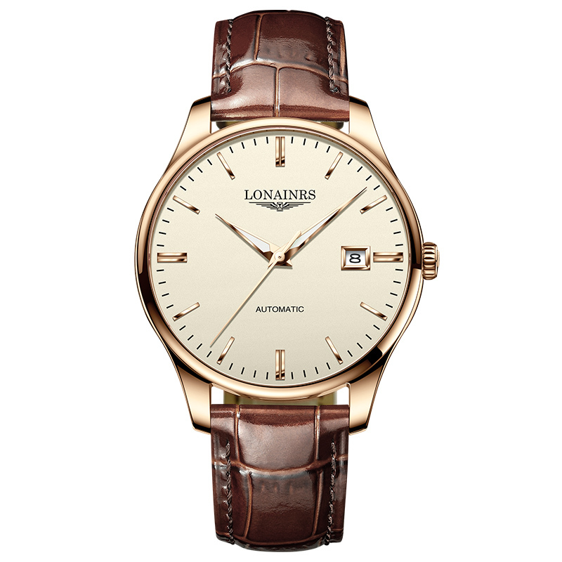 Swiss Genuine Langzhiquan Magnificent Series Watch Men's Master Series Fully Automatic Mechanical Watch Business Men's Watch Swiss Genuine Langzhiquan Magnificent Series Watch Men's Master Series Fully Automatic Mechanical Watch Business Men's Watch