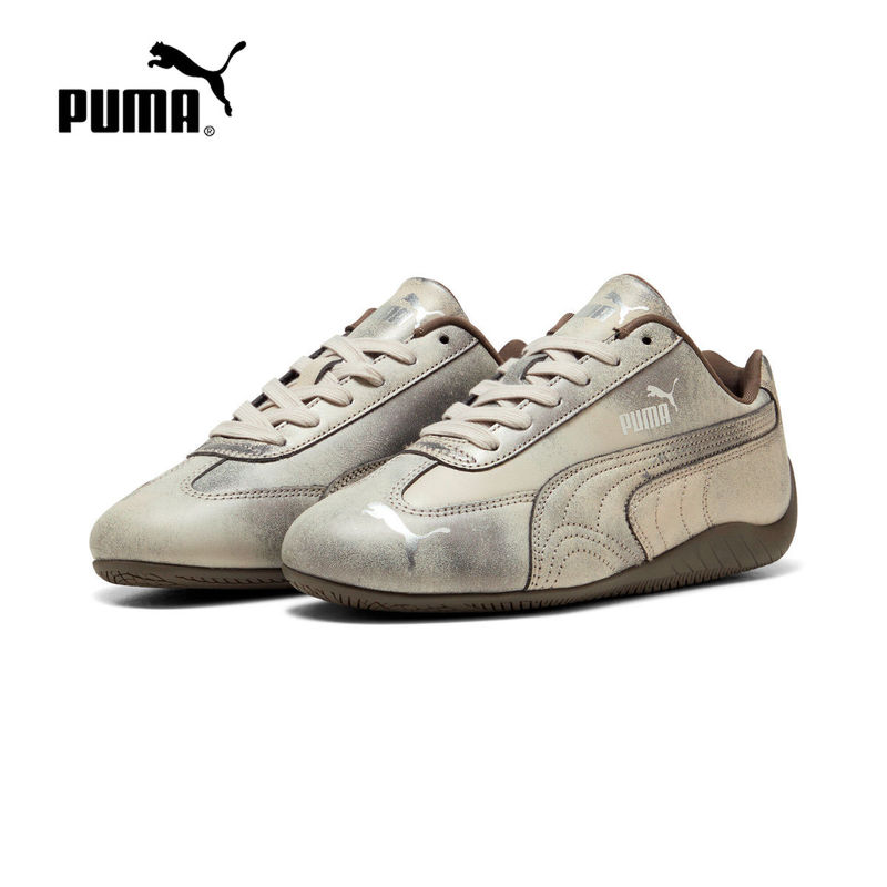 Puma Speedcat Thin-Soled Shoes Warm Retro Silver Racing Shoes for Men and Women Winter 407675-02 Puma Speedcat Thin-Soled Shoes Warm Retro Silver Racing Shoes for Men and Women Winter 407675-02