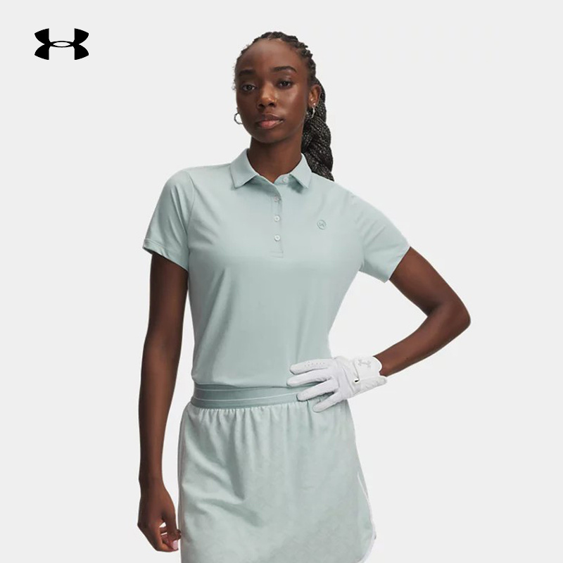 Ua under Armour 2026 New Drive Short-Sleeved Sports Casual Golf Top Polo Shirt 6009805-477