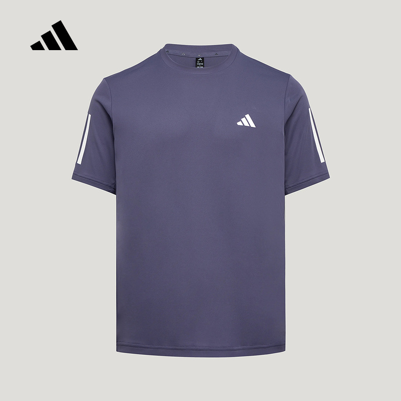 Adidas Adidas Three-Stripes Quick-Drying Training Sports Fitness Clothing Climacool Short-Sleeved T-Shirt Kx2028