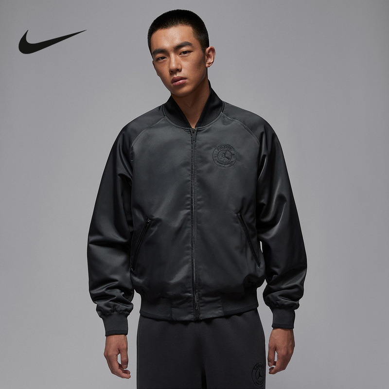 Jordan Nike Men's Baseball Jacket Paris Saint-Germain Football Club Sports Jacket Hv3456-060