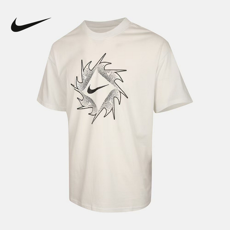 Nike Men's T-Shirt 2026 Summer Pattern Print Loose Casual Cotton Sports Short-Sleeved Ih1378-121