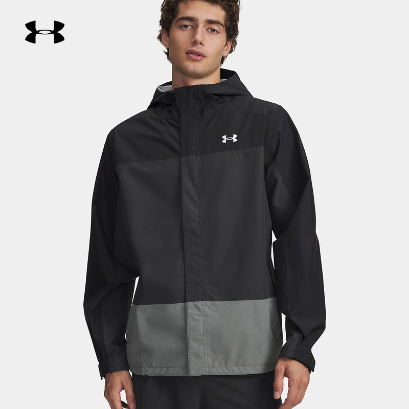 Under Armour 2026 Spring New Model Ua Men's Outdoor Casual Sports Hooded Windproof Jacket 6009584-001