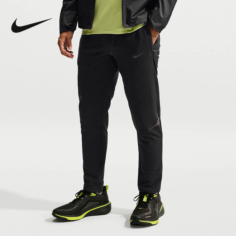 Nike Nike Sports Pants Outdoor Running Fitness Breathable Men's Pants Black Long Pants Winter New Model Io1247-010 Nike Nike Sports Pants Outdoor Running Fitness Breathable Men's Pants Black Long Pants Winter New Model Io1247-010