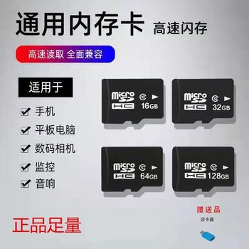 Large Capacity Wholesale Tf Card 128g Surveillance Dash Cam 64g Mobile Phone and Computer Dual-Use Audio Ccd Camera