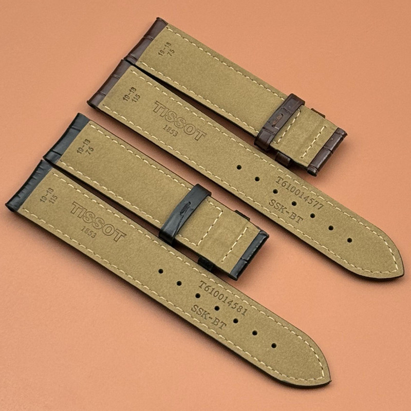 Tissot 1853 Le Locle Series T41 Original Leather Strap T006407A T006408A Original Genuine Leather Watch Strap