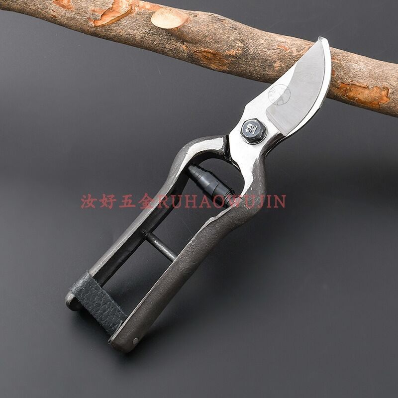 Old-fashioned Wang'er mountain pruning shears integrated molding gardening scissors labor-saving fruit tree shears thick branches shears spring branches