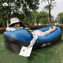 Pastoral Flute Outdoor Camping Inflatable Mat Gas Bed Park Beach Afternoon Air Lounge Couch Sloth Bed filling bed