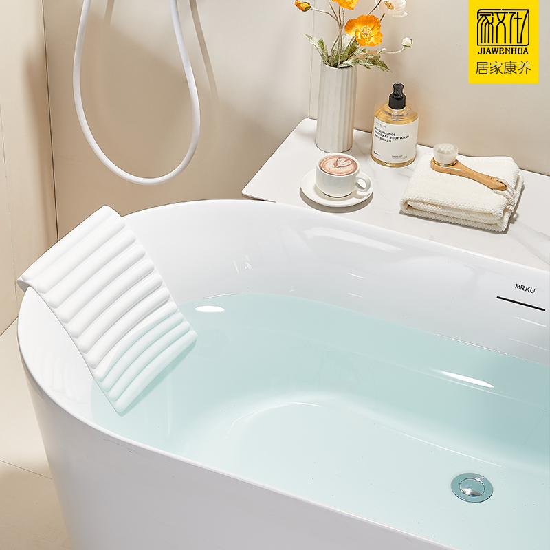 Bathtub Pillow, Non-Slip, Waterproof, Soft Rubber Bath Pillow, Hotel and Home Use, Special Bath Accessory, Backrest Pillow, Reclining Cushion Bathtub Pillow, Non-Slip, Waterproof, Soft Rubber Bath Pillow, Hotel and Home Use, Special Bath Accessory, Backrest Pillow, Reclining Cushion