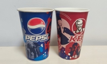 KFC #PepsiCola Paper Cup Collection