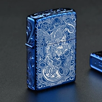 Blue Ice Sculpture-Double-Saded 貔貅 (одиночная машина без масла)