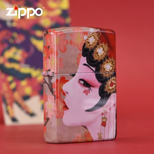 zippo Подлинный более легкий подлинный китайский стиль Z Guo Chao Peking Opera Girl Zoop Официальный официальный сайт Men Zppo Zhibao