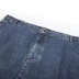 Quần béo nam hành tinh cỡ lớn cộng với phân bón để tăng mỡ pants Quần lỏng khâu quần denim mùa thu chất béo - Quần jean