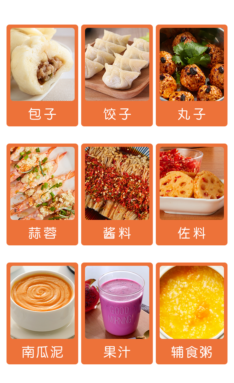 志高 全自动小型绞肉机 2L大容量 图3