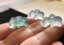 Myanmar natural A goods emerald raw stone jade wool custom engraving machined finished jewelry Jewelry Ornament Egg Noodles