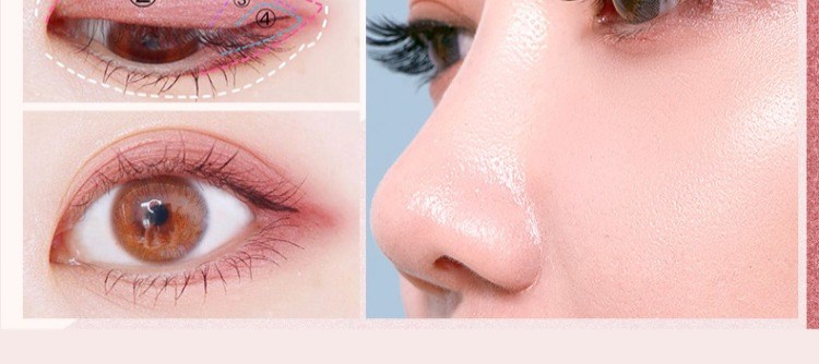 Larastyle nữ thần hộp ma thuật trang điểm đa năng bóng mắt đĩa rung rung mỹ phẩm cho người mới bắt đầu - Bộ sưu tập trang điểm má hồng canmake