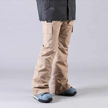 khaki ski pants