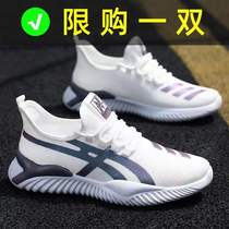 Official net Rong noble birds depend on 2021 new autumn mens shoes mens sports leisure running trendy shoes Korean version through