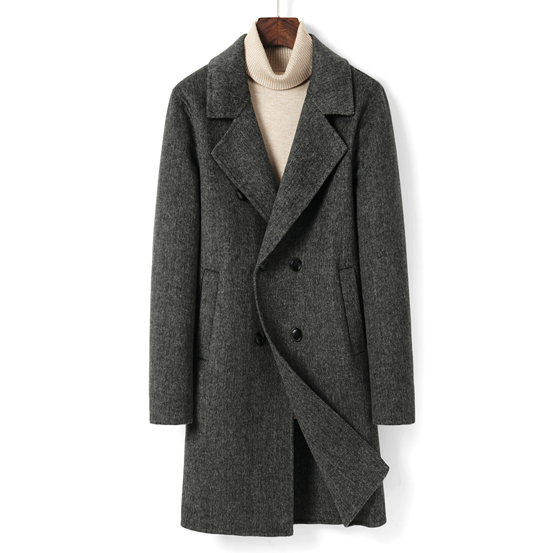 Special price clear cabin bifacial cashmere big coat men's medium long version wool coat winter, what about the sweater sweater?