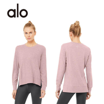  Alo yoga official website GLIMPSE LONG SLEEVE red yoga fitness sports comfortable blouse long sleeve