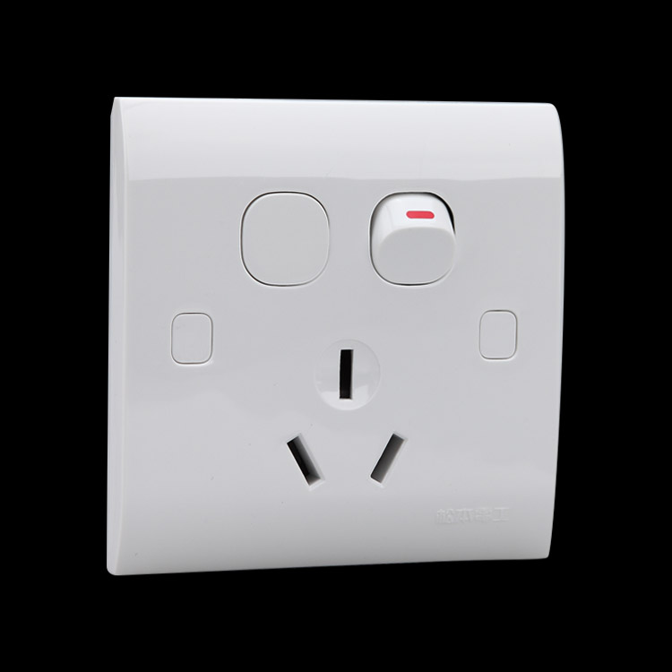 Matsumoto C3 Series 86 Type old style open 10A Three-eye 3-hole socket tripolar wall socket panel