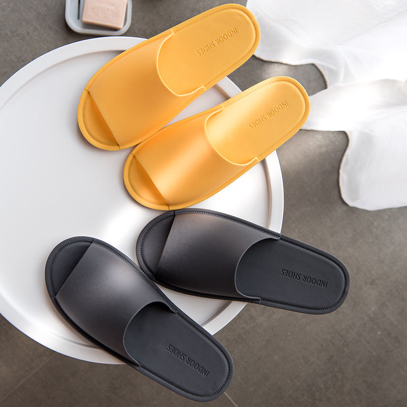 Korean slippers female summer simple indoor soft bottom Bath anti-foot odor yellow mother bathroom toilet toilet non-slip