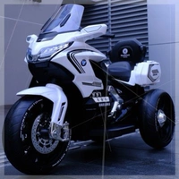 J28-R White Double-Drive Battery+Battery+Music Light+кожаное сиденье ++ Дистанционное управление+Post