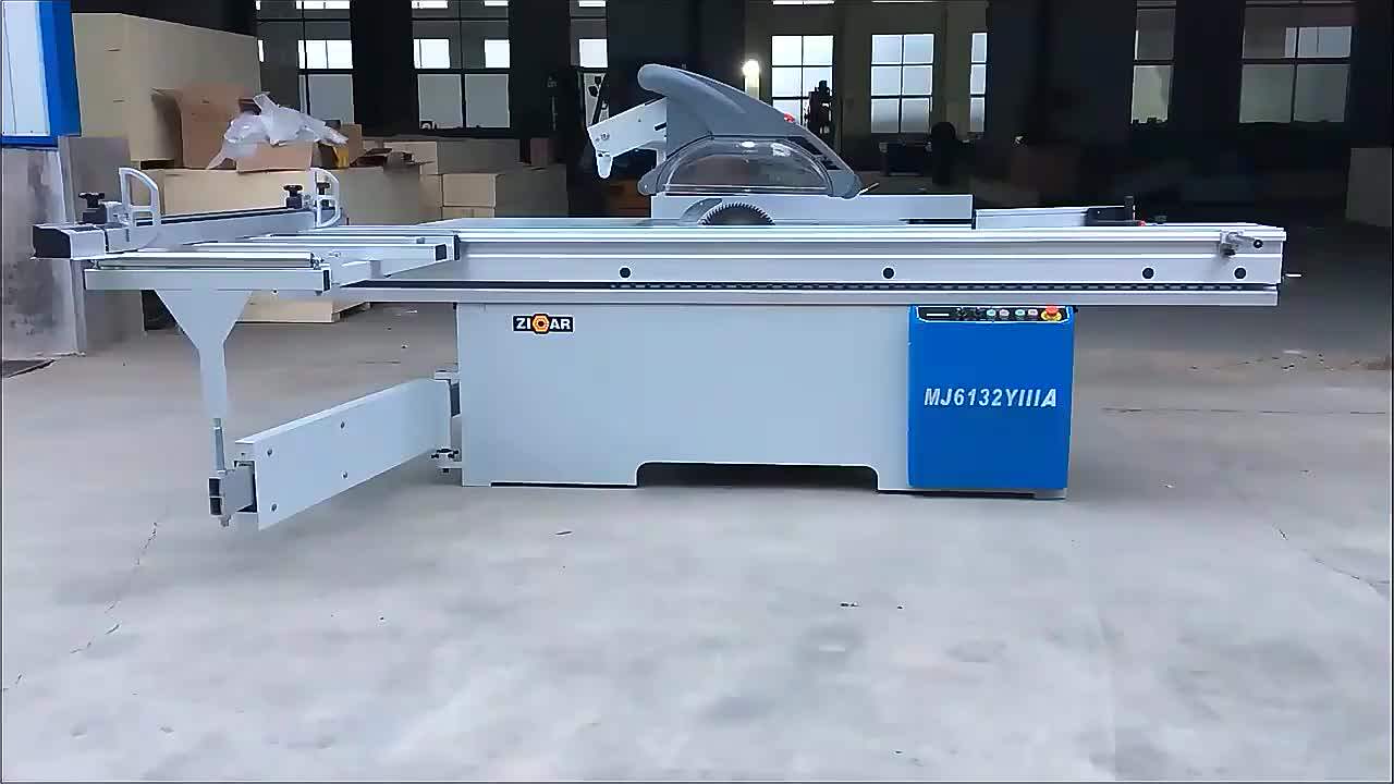 Zicar Furniture Machinery Sliding Table Saw Mdf Cutting Carpenter