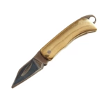 Портативная металлическая коробка, маленький латунный складной нож