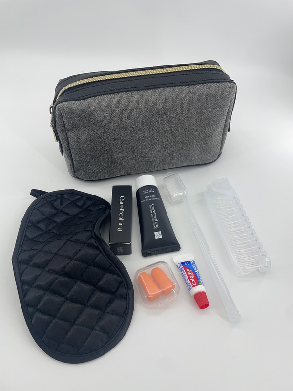 China Southern Airlines International First Class Carefreshiny Overnight Toiletry Kit Accessories New Date Storage Bag