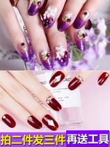  Nail stickers for wedding photos Wearable nail art can be used repeatedly Can be removed Can wear fake nails Can be desirable Can be