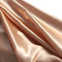 Customized polyester pure wedding dress handmade DIY fabric high-grade smooth clothing fabric bright satin oil color satin