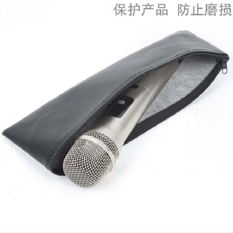 Shulsen Sea BBS Wireless Microphone Microphone Accessories Cashier Bag Wired Microphone Mike Leather Bag