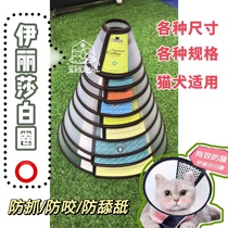 MaoWang Elvis Presley pet headgear Elizabethan pet cat and dog anti-biting anti-licking anti-picking up foreign body protective cover