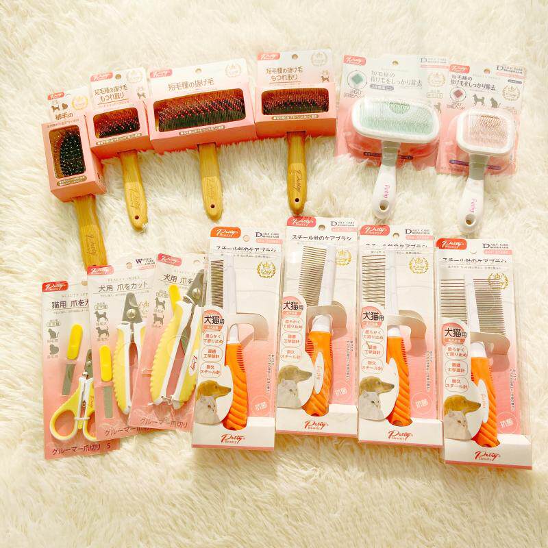 Petiy Beauté Paoli Wood Steel Wire Beauty Air Cushion Pin Comb Dog Cat Anti-Knotted Long Hair Comb