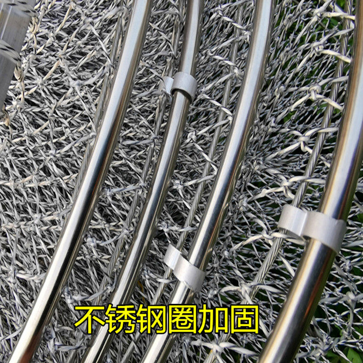 Специальное предложение черный яма рыба уход строка сумка энергично лошадь ракетка Линия ткать Защита быстросохнущие нержавеющей стали сеть для ловли рыбы сети карман Fishing world 